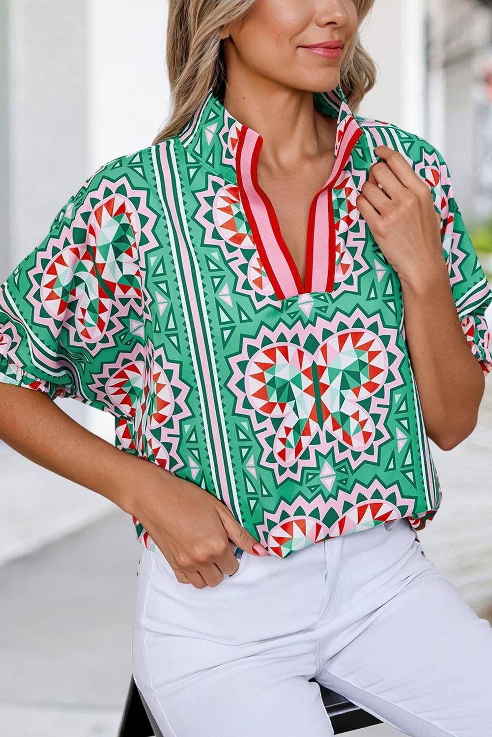 The Kaleidoscope Butterfly Top