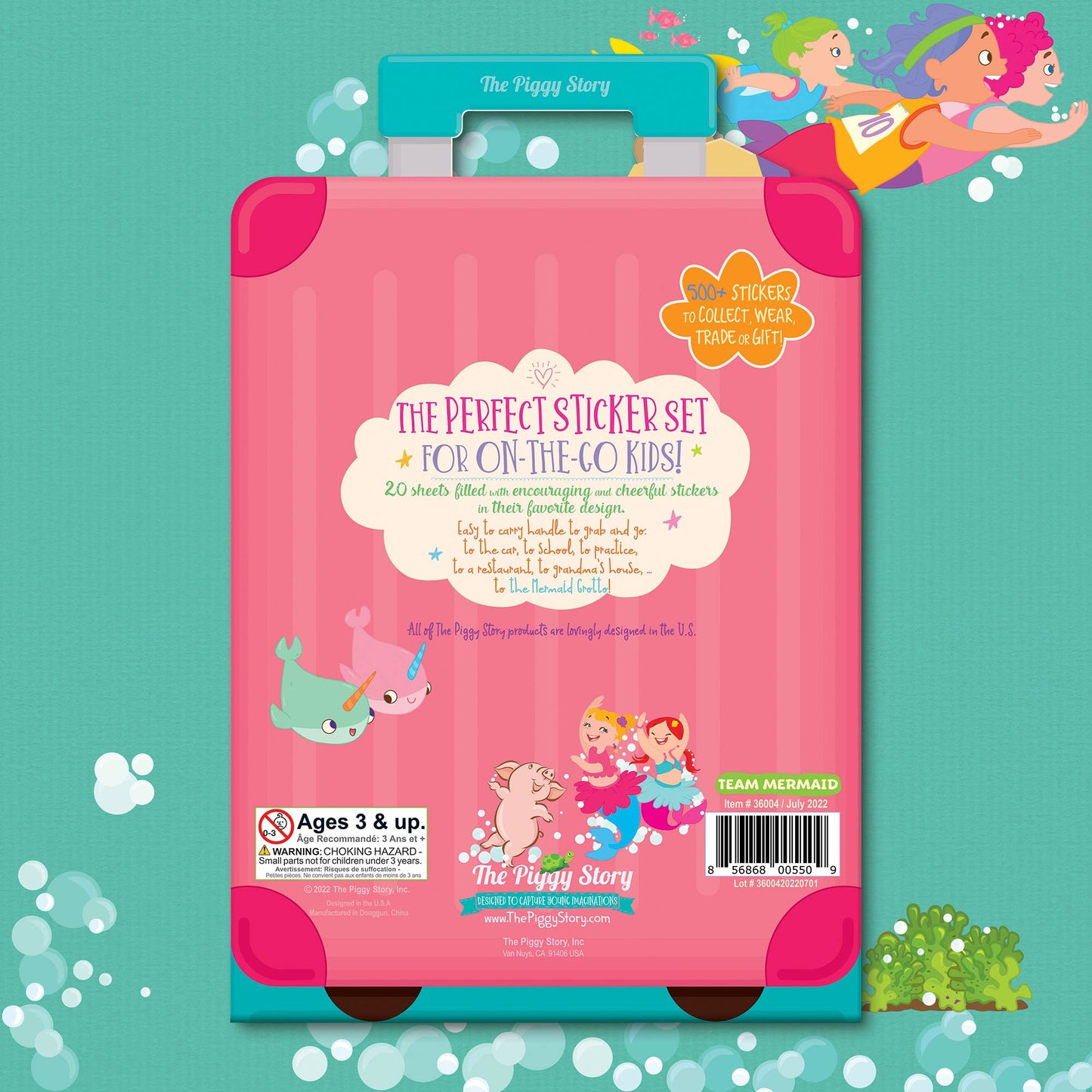 On-the-Go Team Mermaid - 500+ Stickers