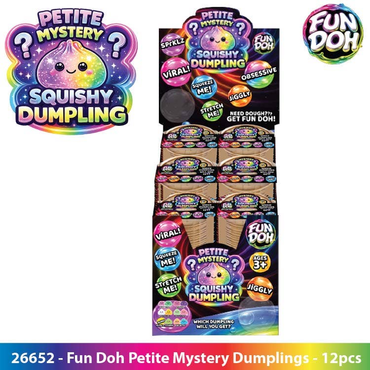Fun Doh Petite (Mini) 2.5" Mystery Dumpling Squishy Toy