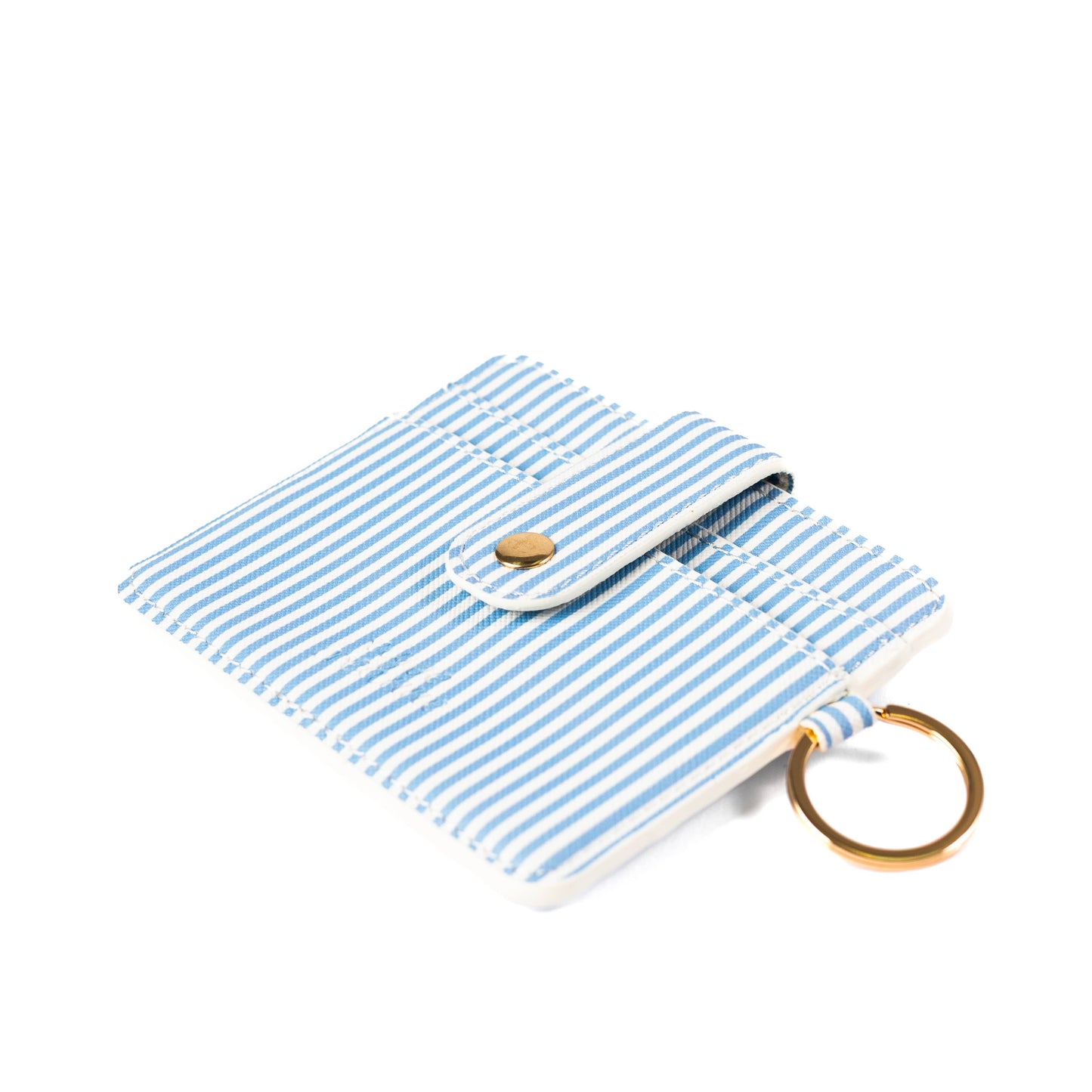 Blue Stripes Card Wallet
