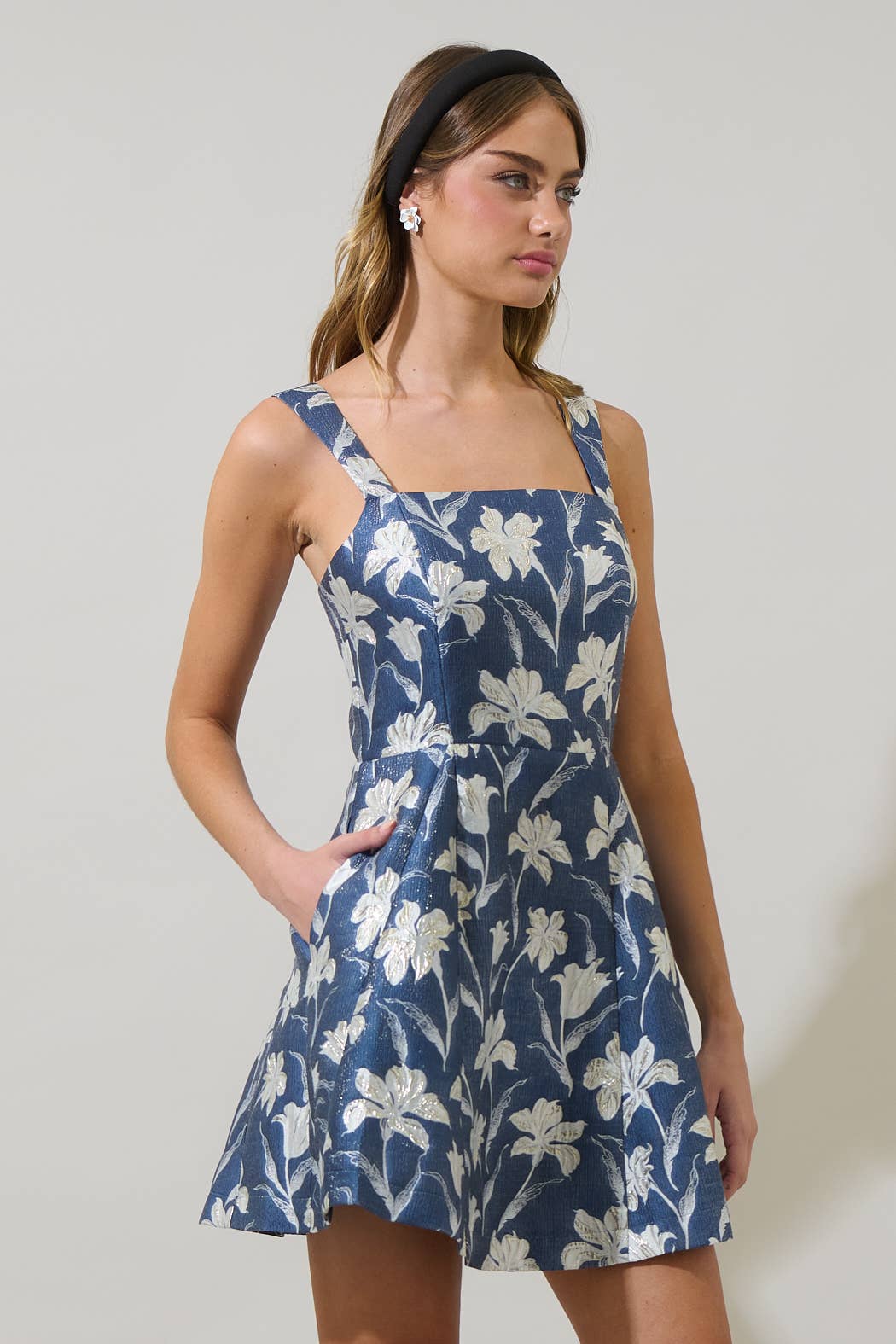 Blakely Jacquard Elvisa Mini Dress
