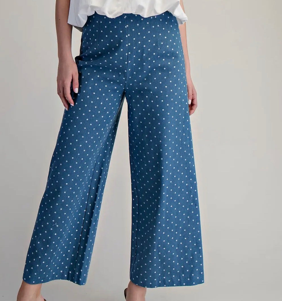 Sunday Stroll Polka Dot Pants