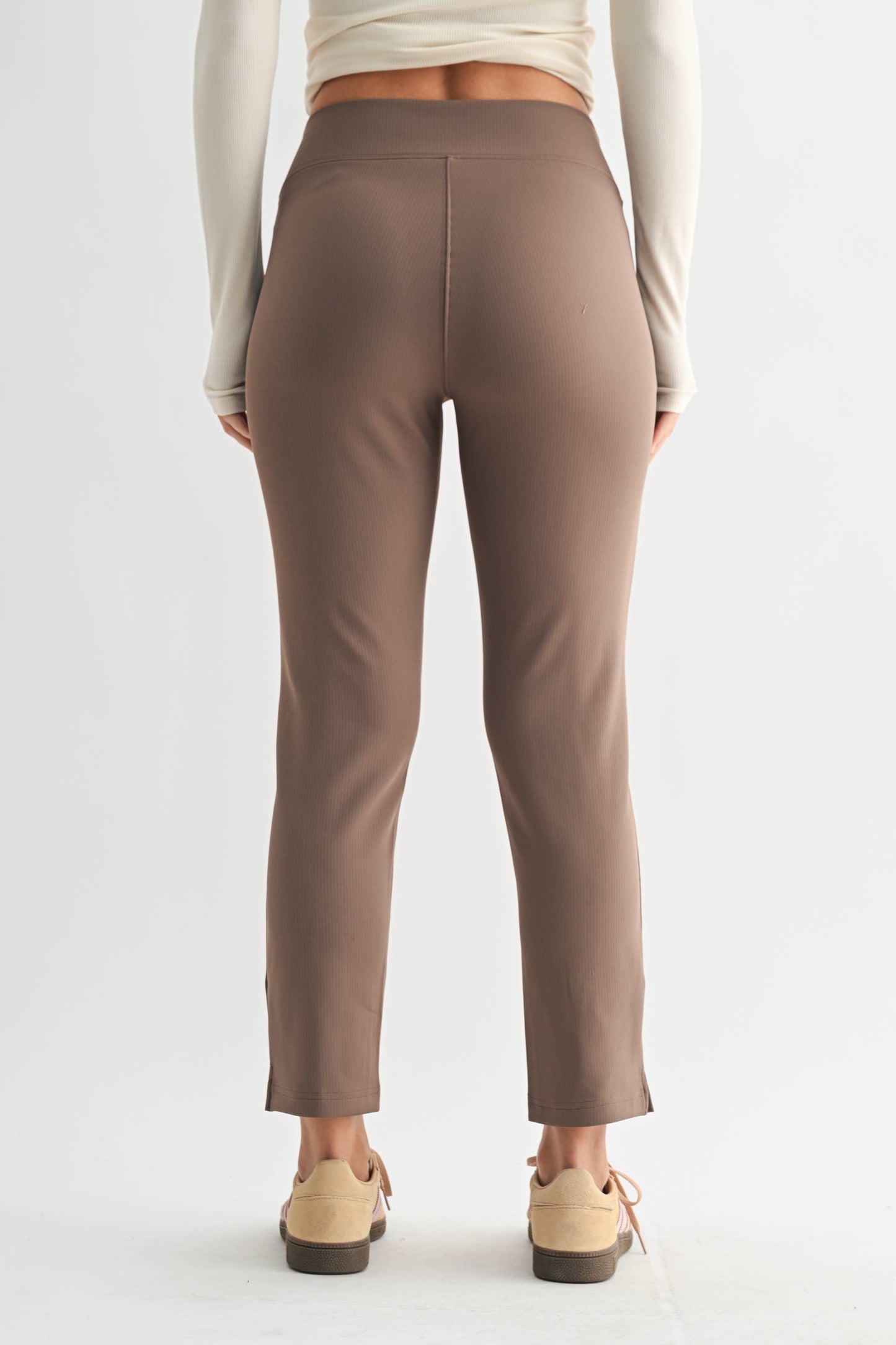 Jacquard Ribbed Tapered Pant