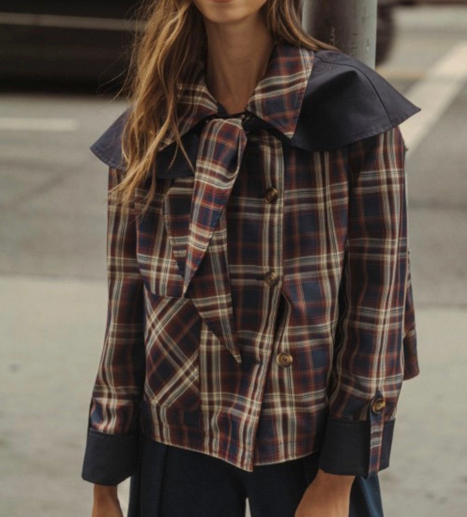 The Kensington Plaid Coat