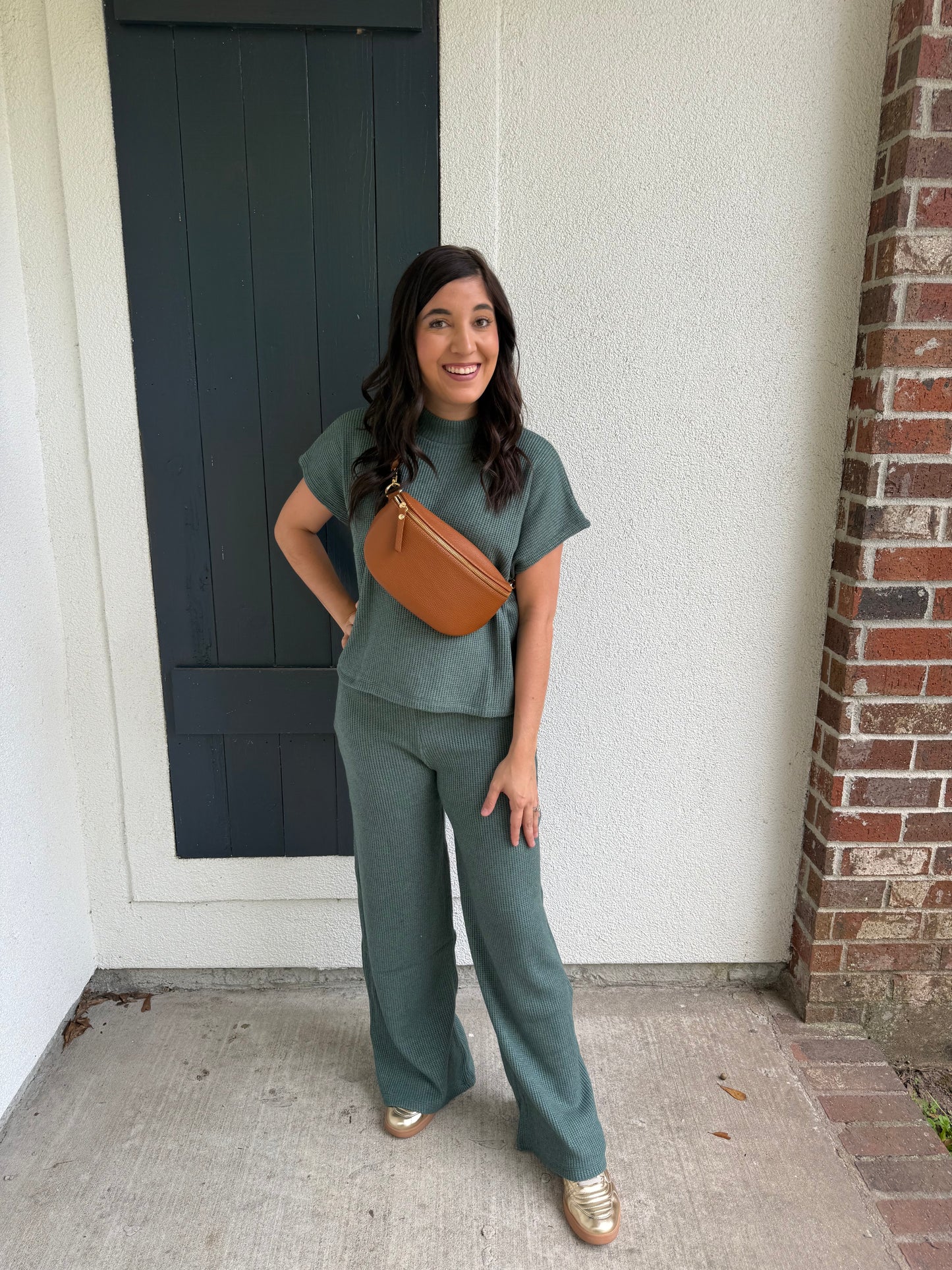 Sweater Boxy Top and Pant Set