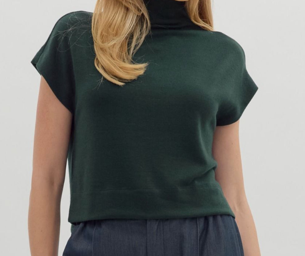 Sleek & Chic Mock Neck Top