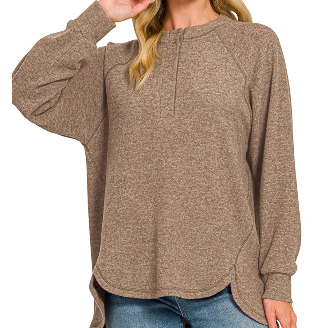 The Haven Cozy Henley
