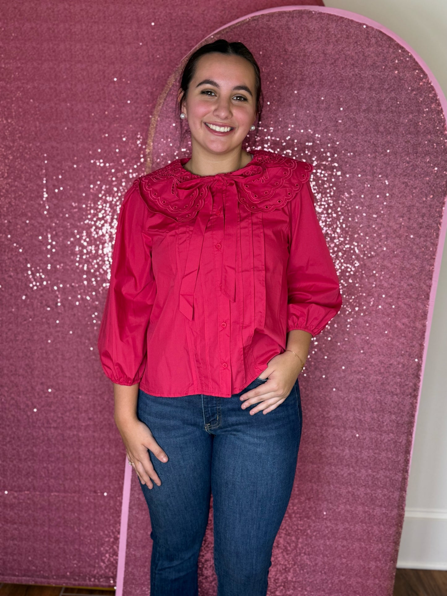 Sweetheart Collar Top
