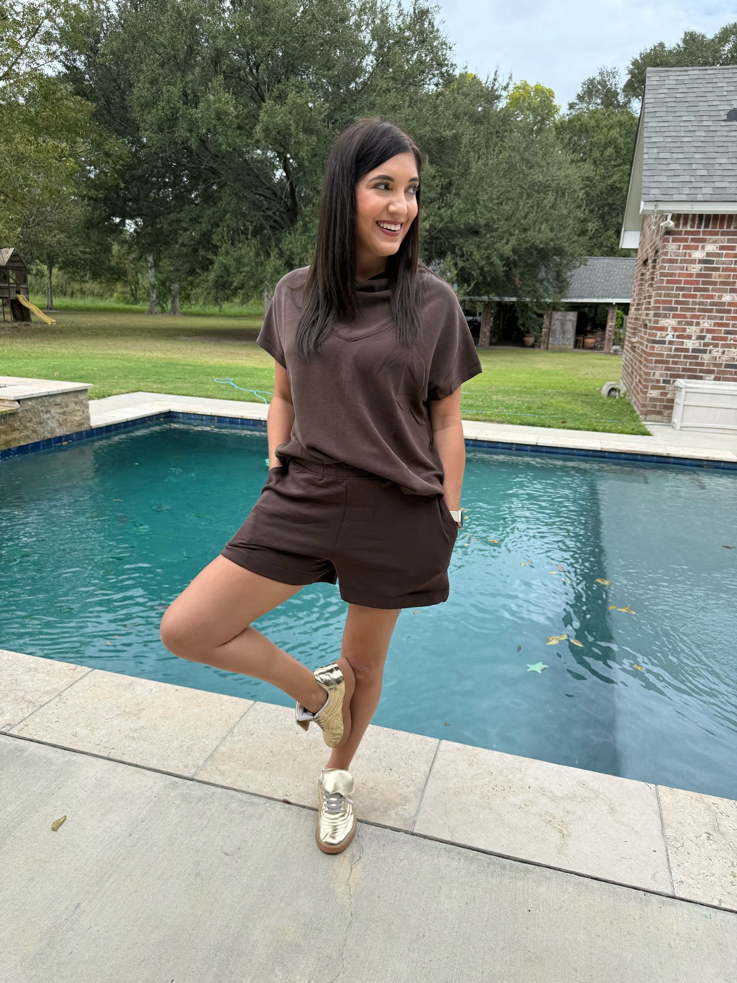 Laguna Short Set - Espresso