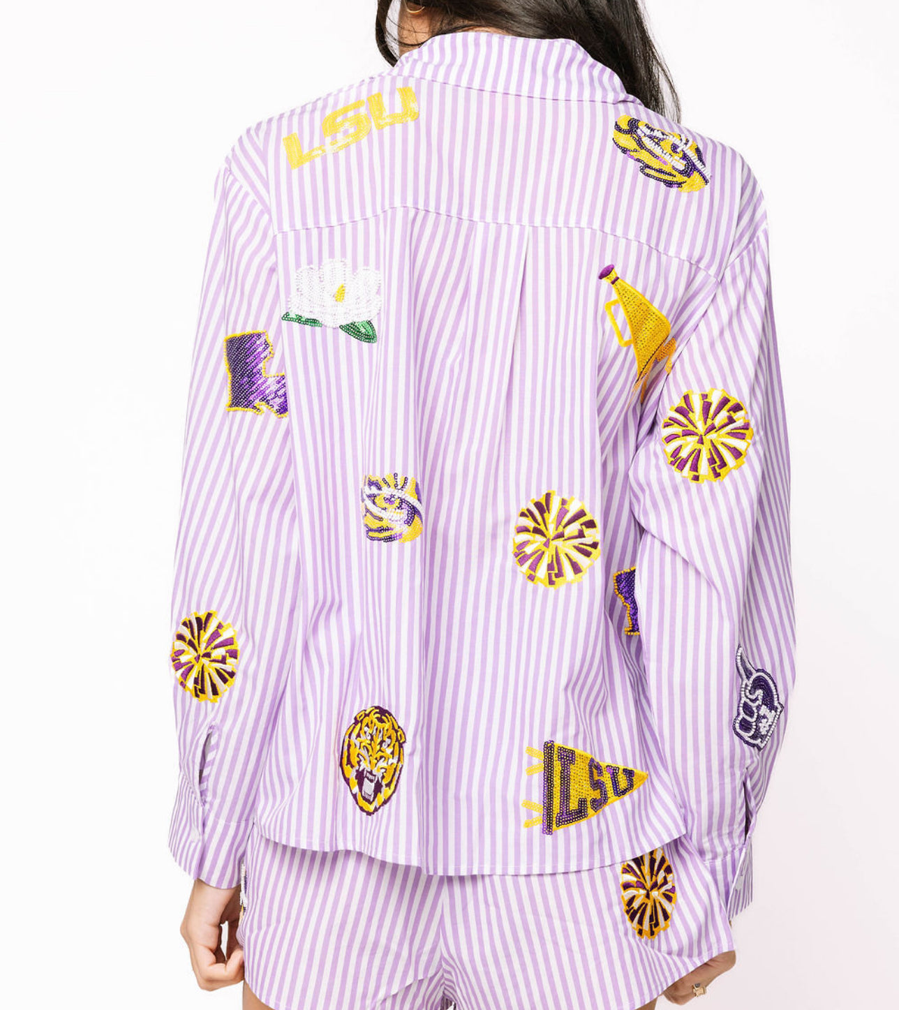 Queen of Sparkles Icon Button Down