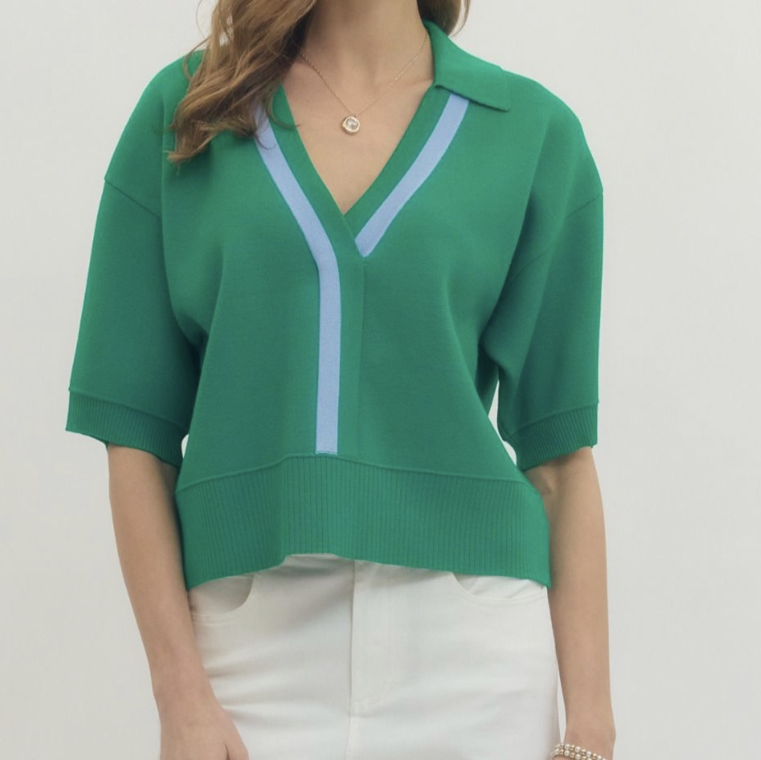 Emerald Coast Sweater Top