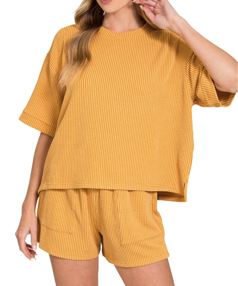 Everyday Ease Ribbed Lounge Set