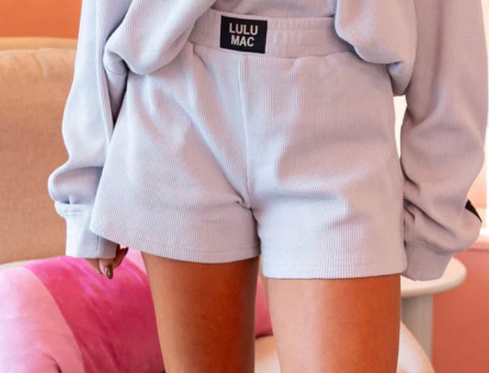 Lulu Mac Waffle short - Gray