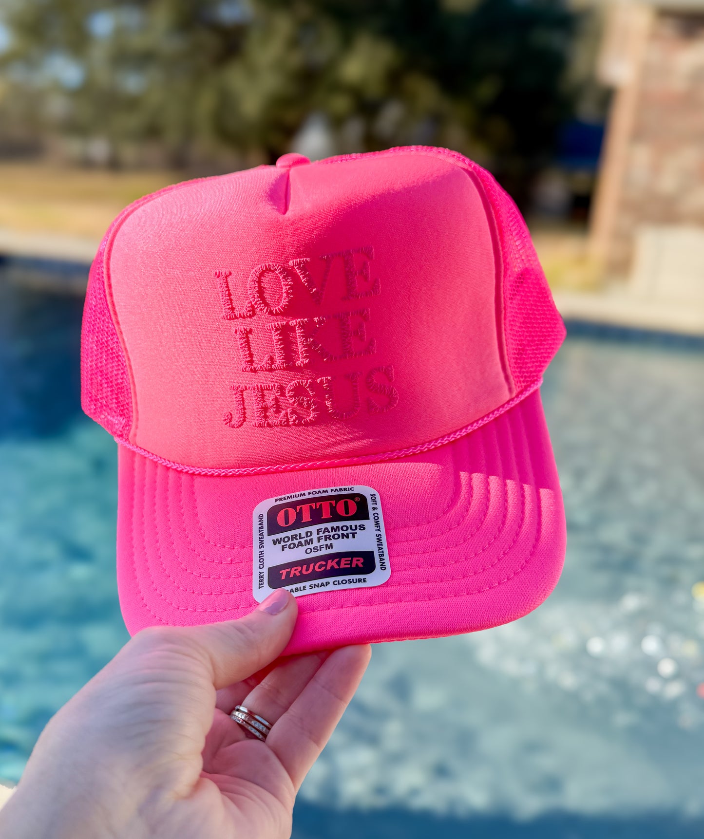 Love Like Jesus Trucker Hat