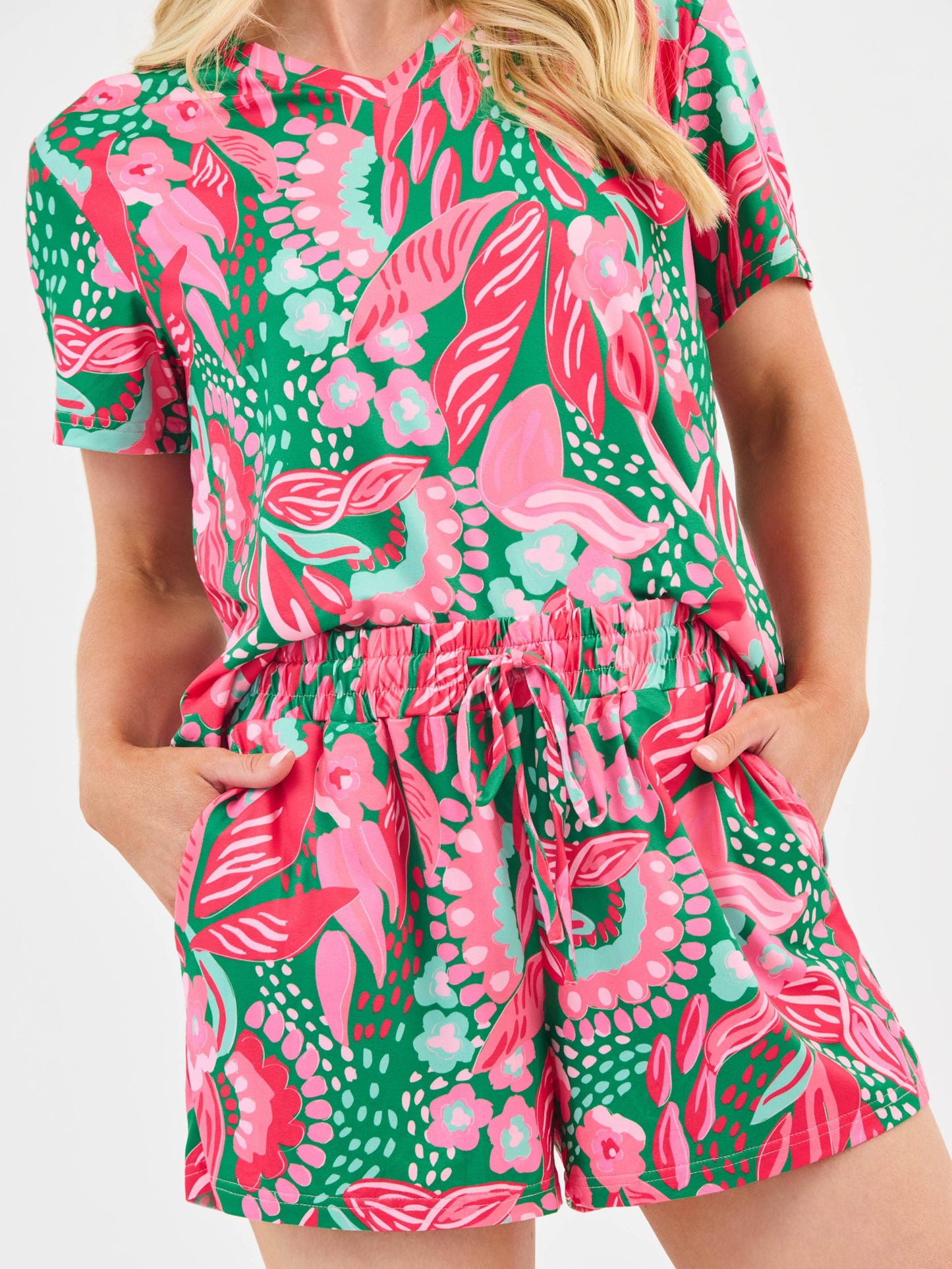 Palm Paradise Luxe Pajamas