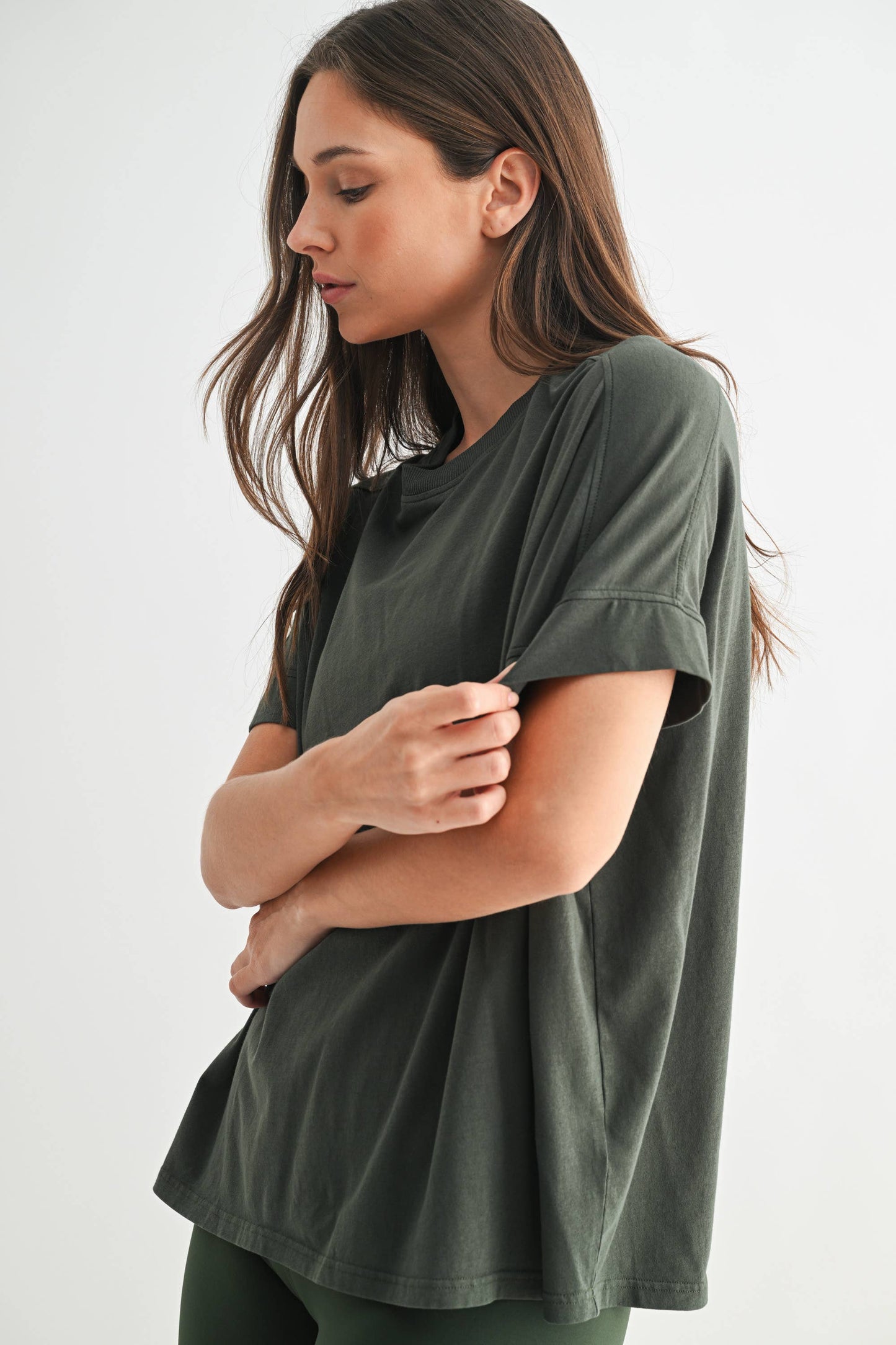 Pima Cotton SunFade Drape Tee