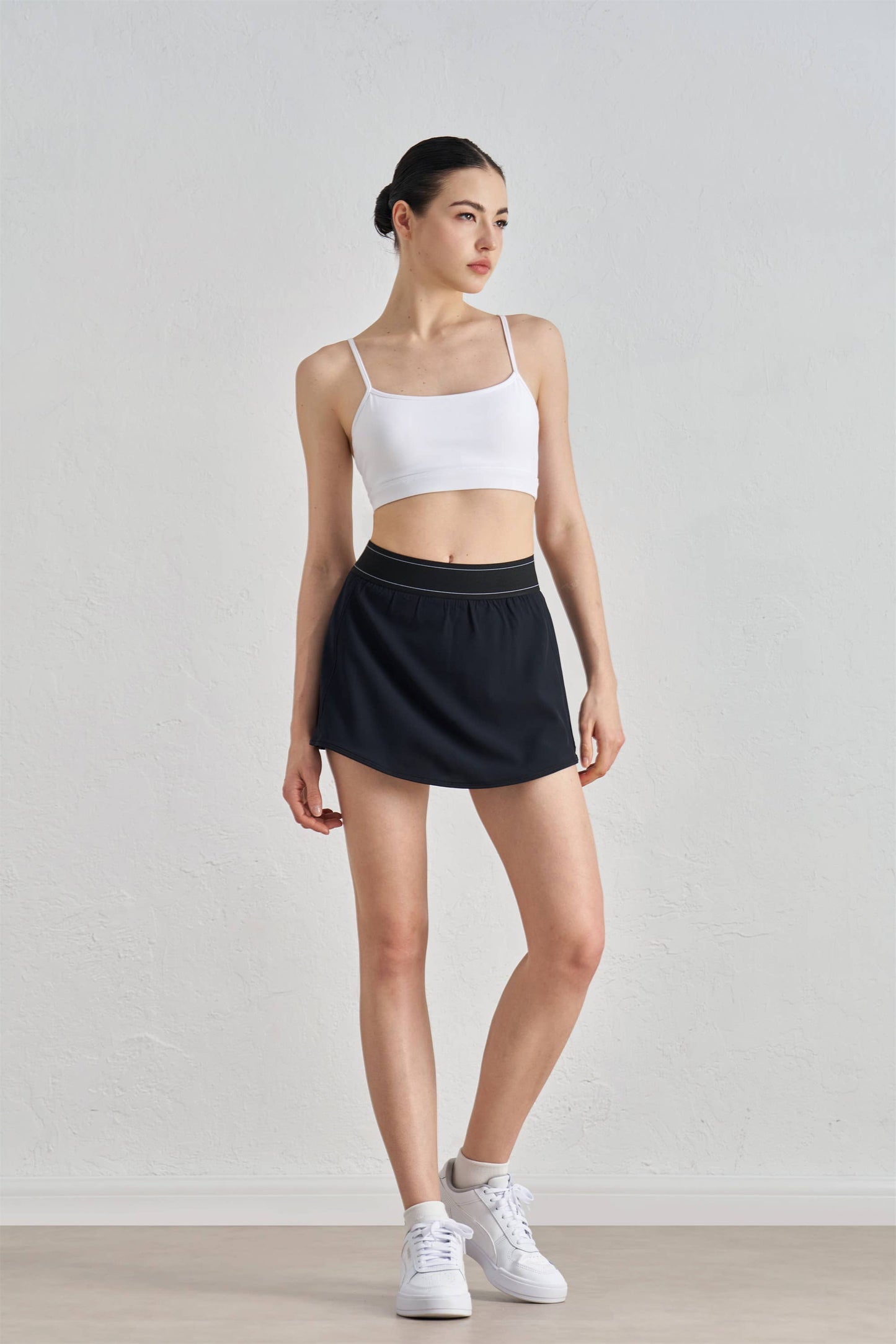 Blair Contrast Waistband Active Skirt