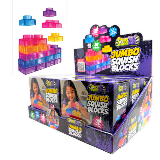 Fun Doh JUMBO Squish Blocks Building Sensory Toy