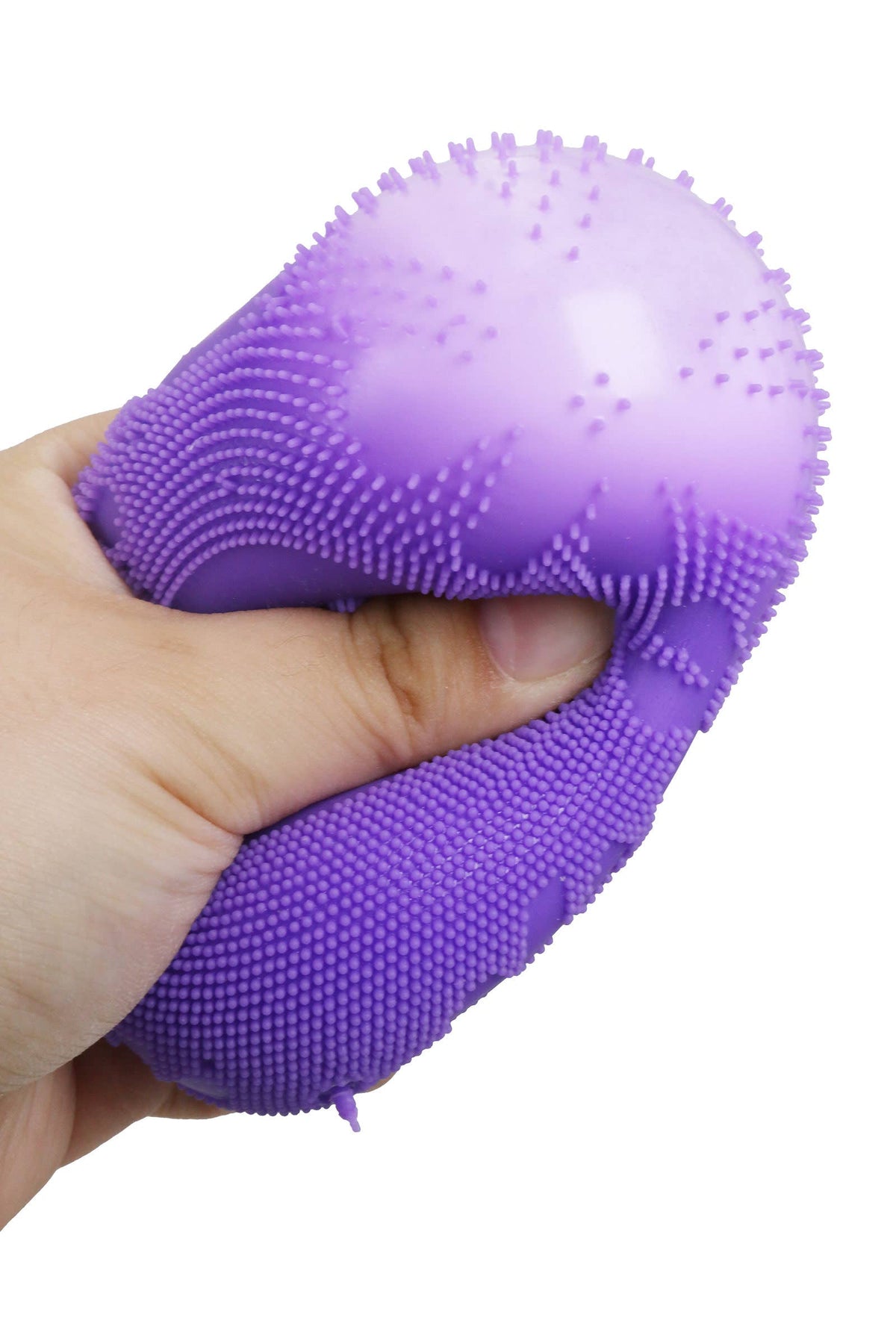Spikey Textured Emoticon Ball Slime Filled Squishy Toy