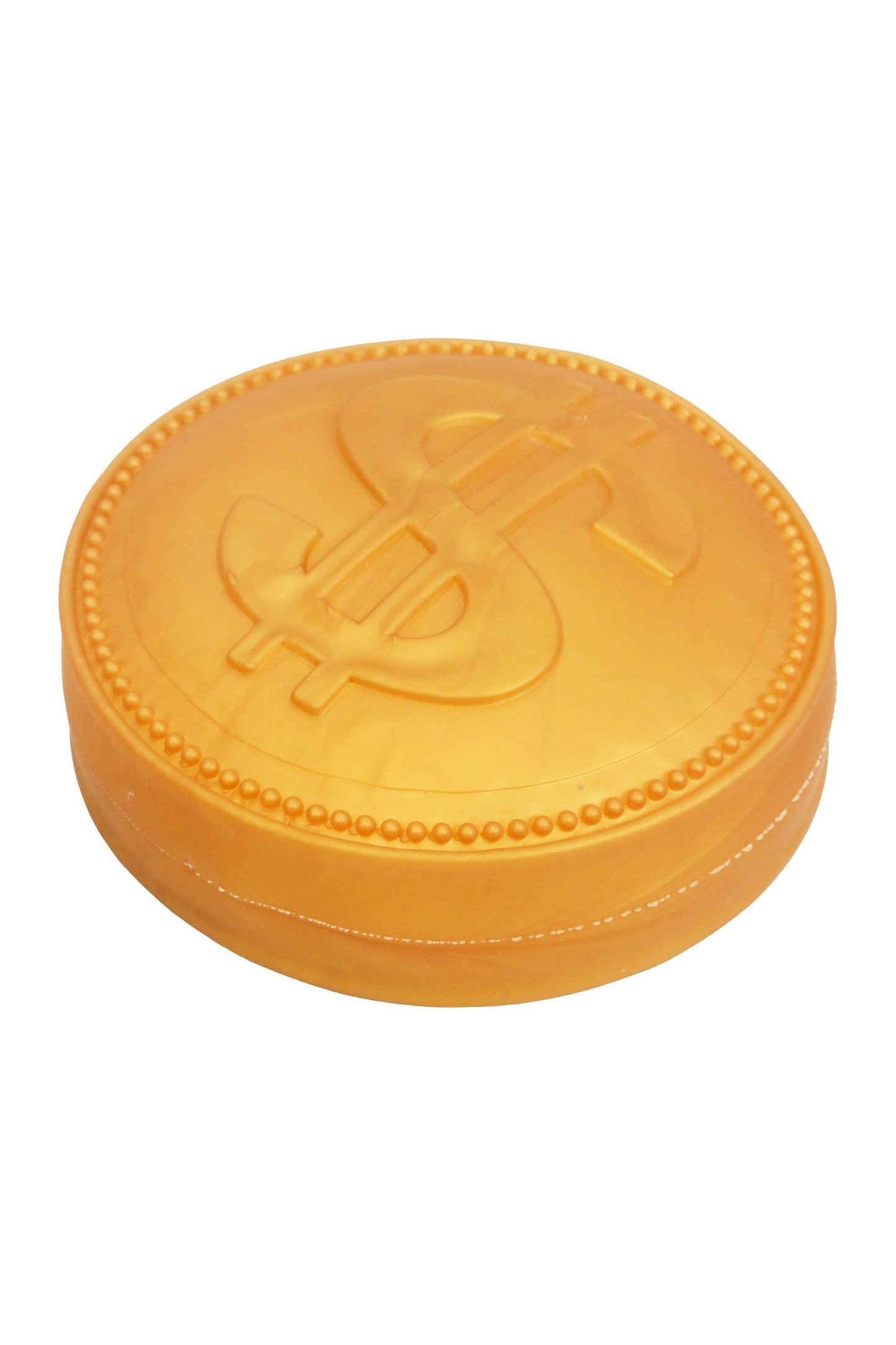 JUMBO 5.75 Inch Golden Coin Fluffy Slime Filled Squishy
