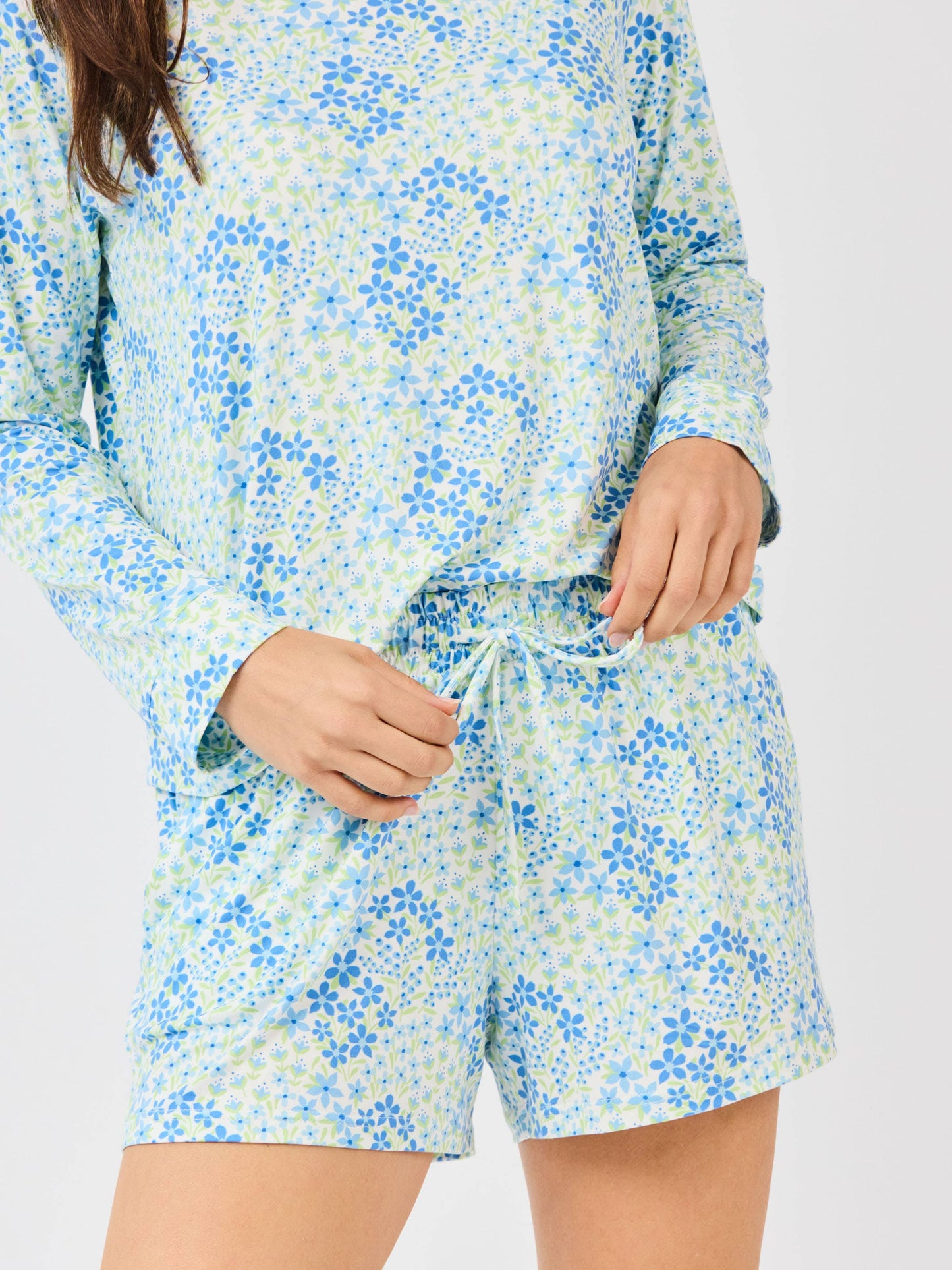 Blue Meadow Pajama Set