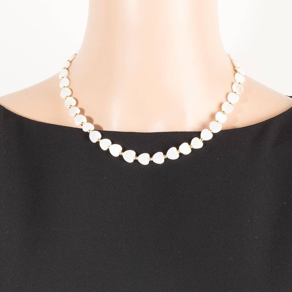 Multi Heart Beaded Necklace