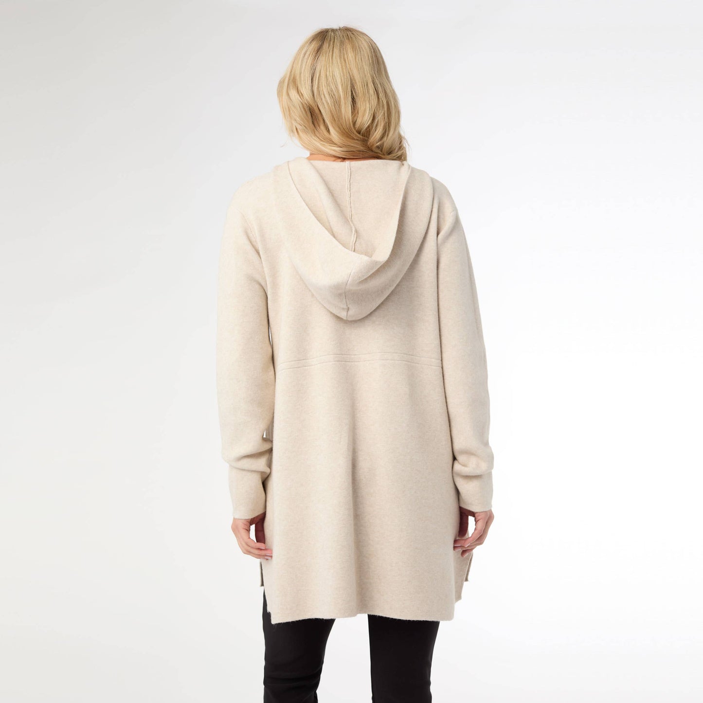 Heavenly-Luxe Zip Front Hooded Cardigan with Pockets