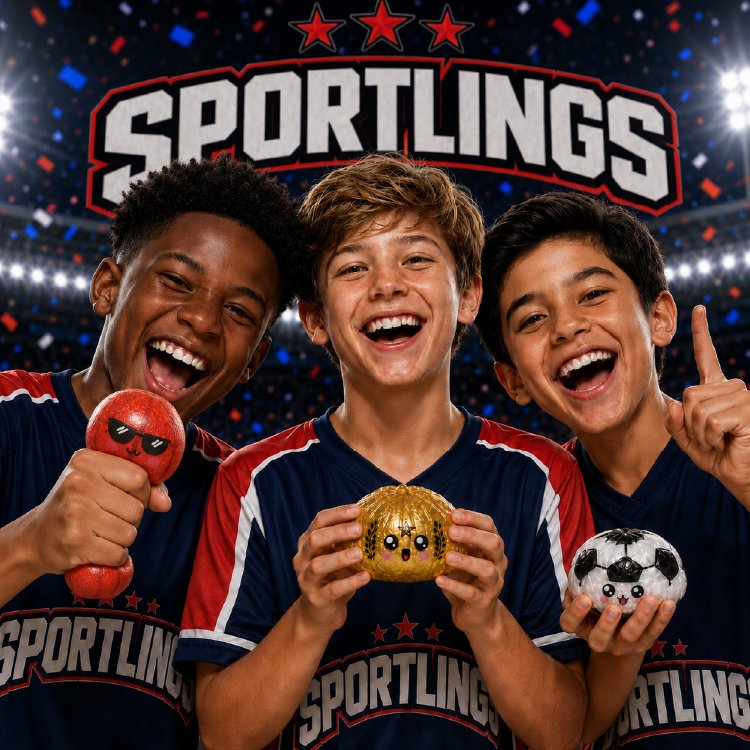 Sports Dumpling Squishy Fidget Toy