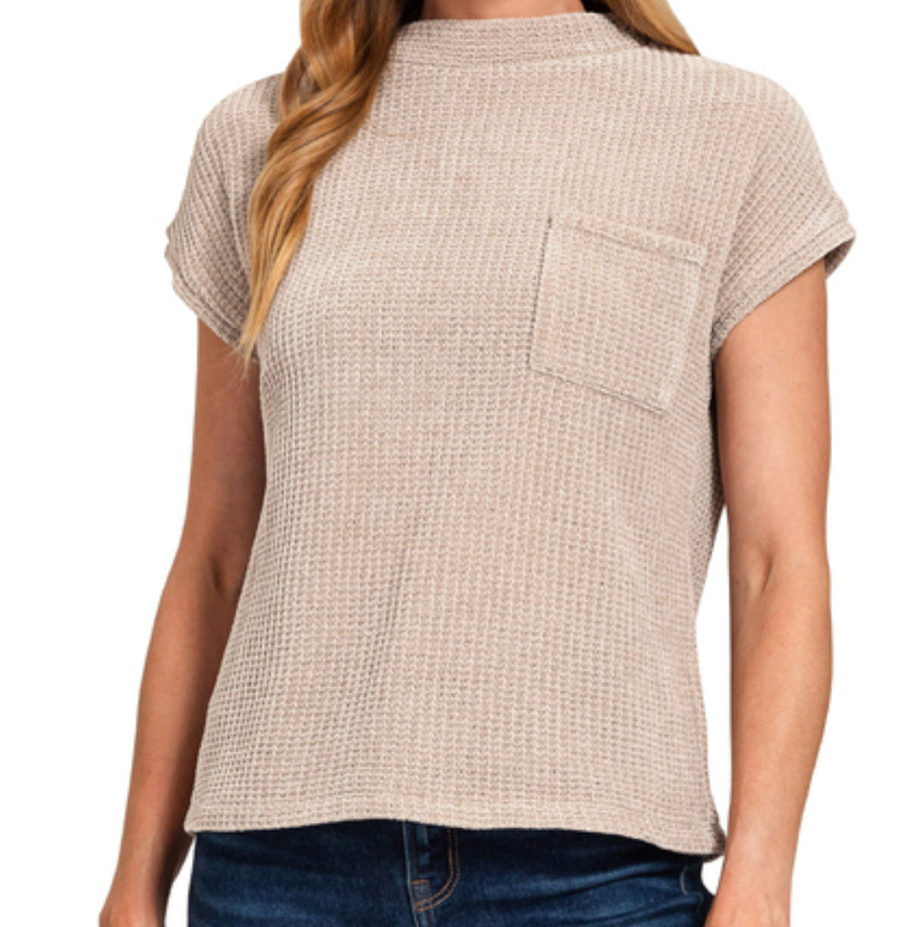 Chenille Pocket Top