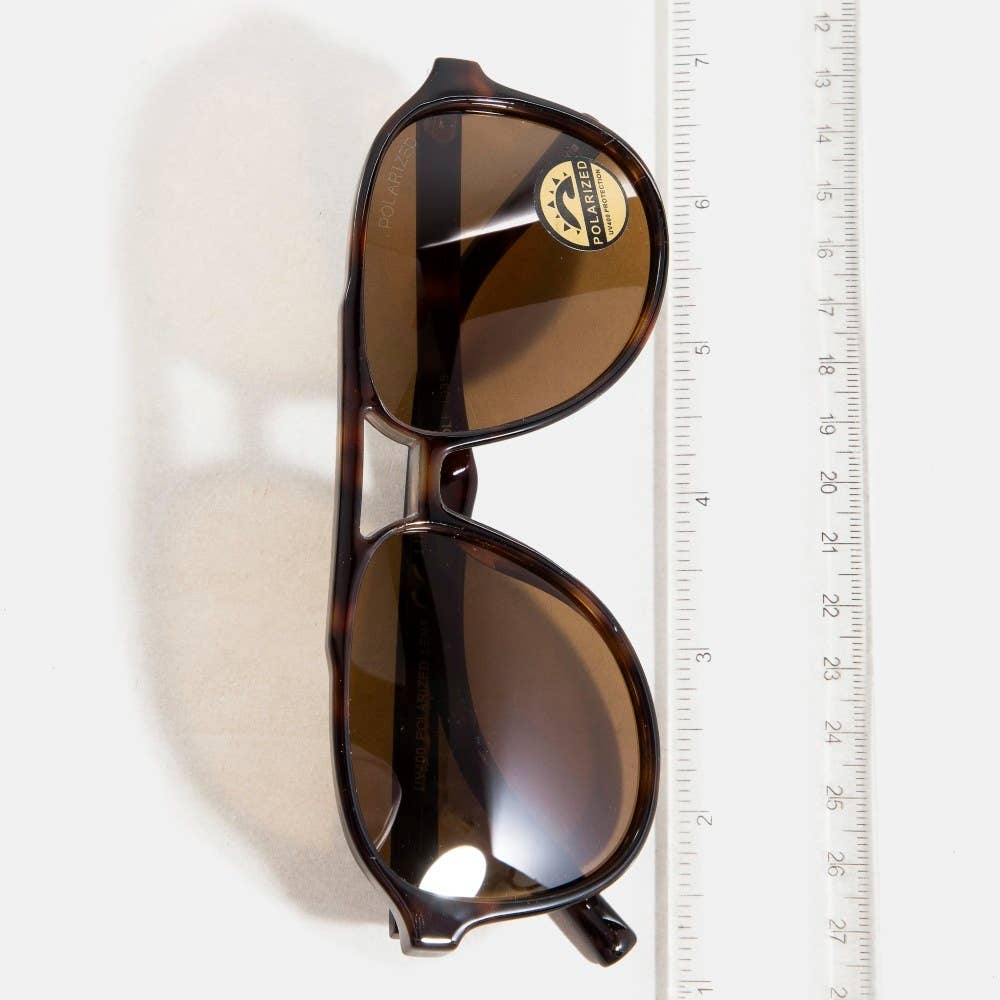 Oversized Polarized Aviator Sunglasses Set