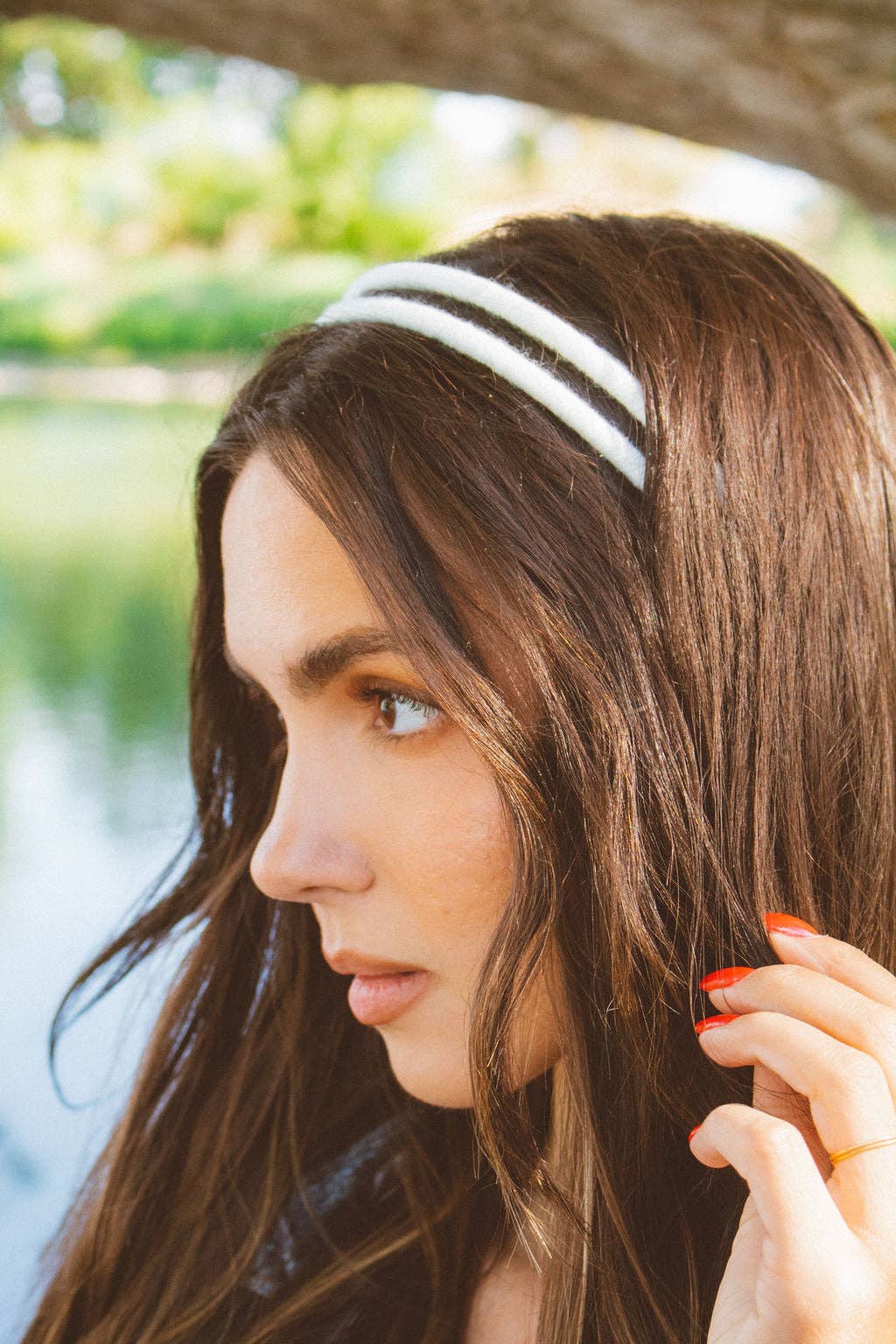 Thread Wrapped Double Headband