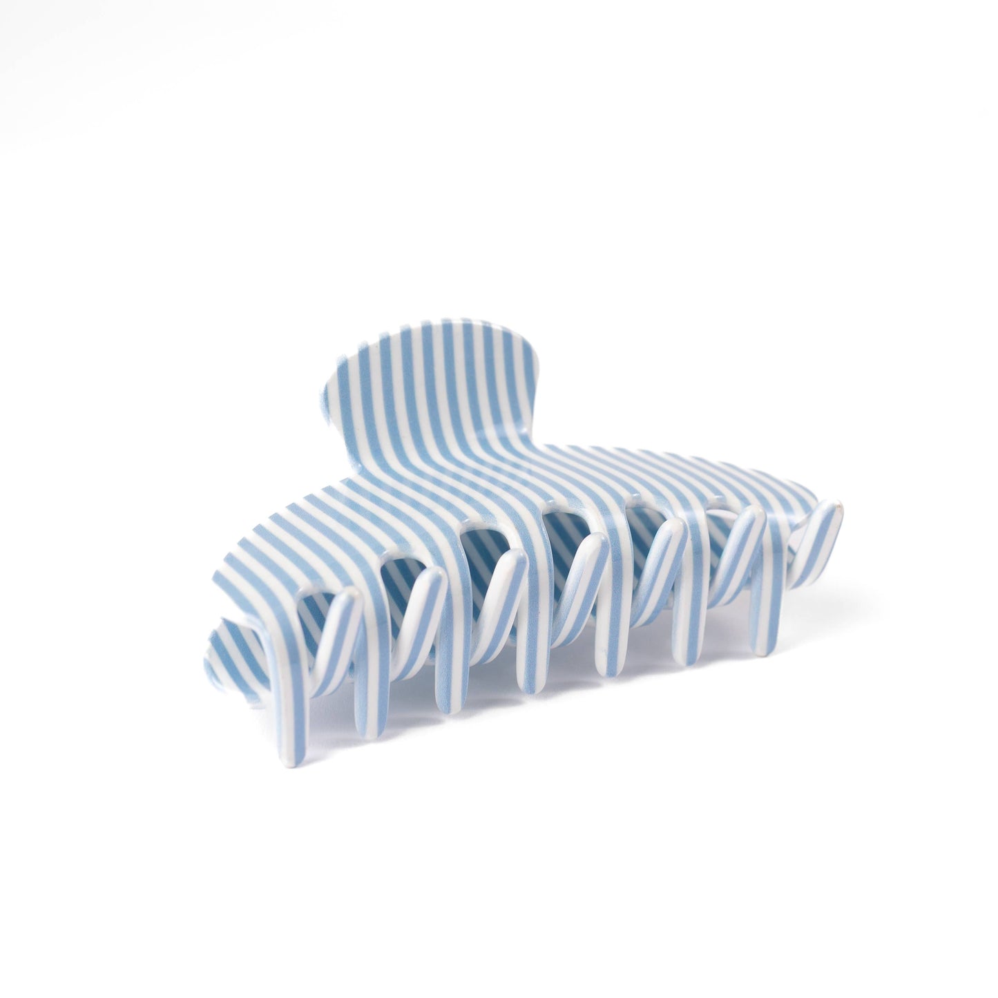 Blue Stripes Claw Clip