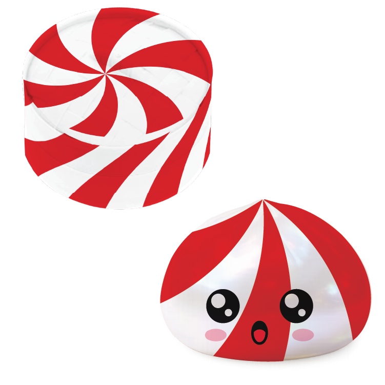 Fun Doh Christmas Dumpling Squishy Toy 12pc Holiday Display
