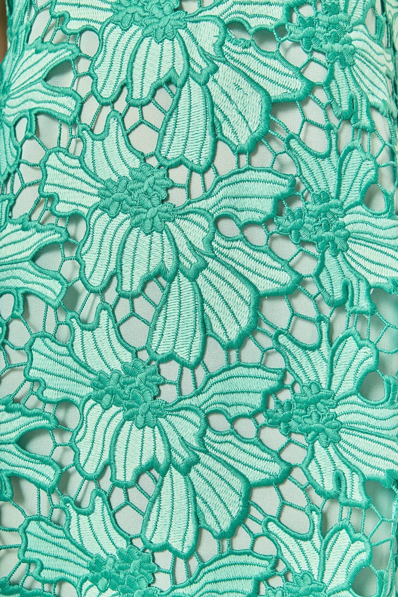 Floral Embroidered Midi Dress