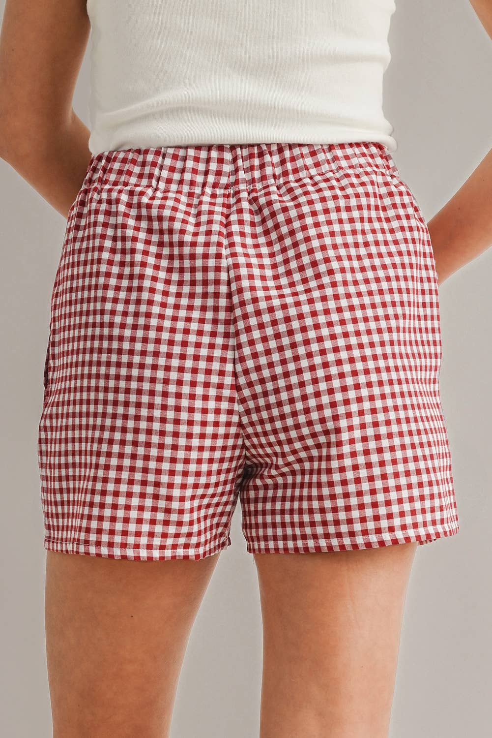 Red Gingham Boxer Shorts