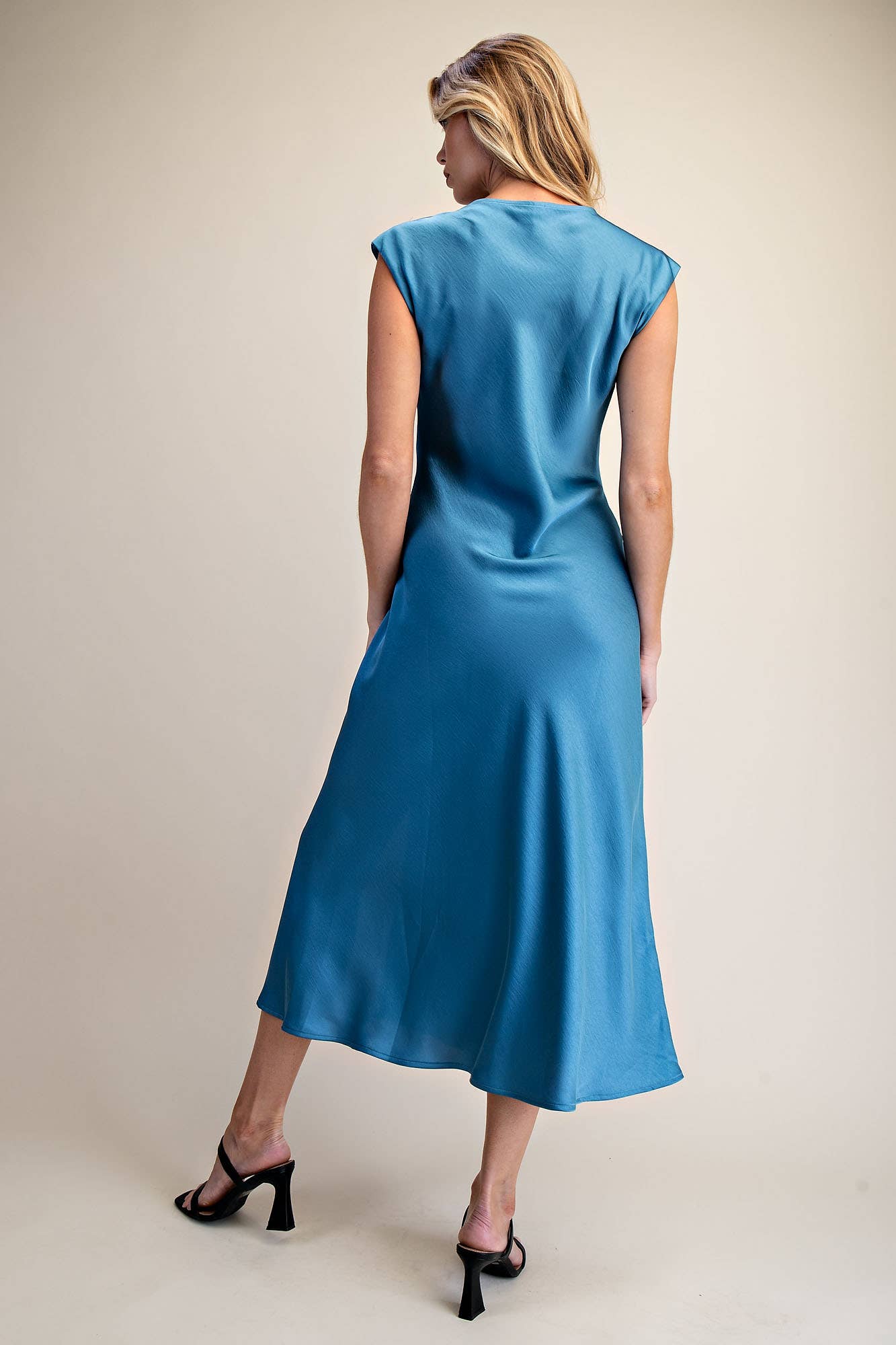 The Santorini Satin Midi