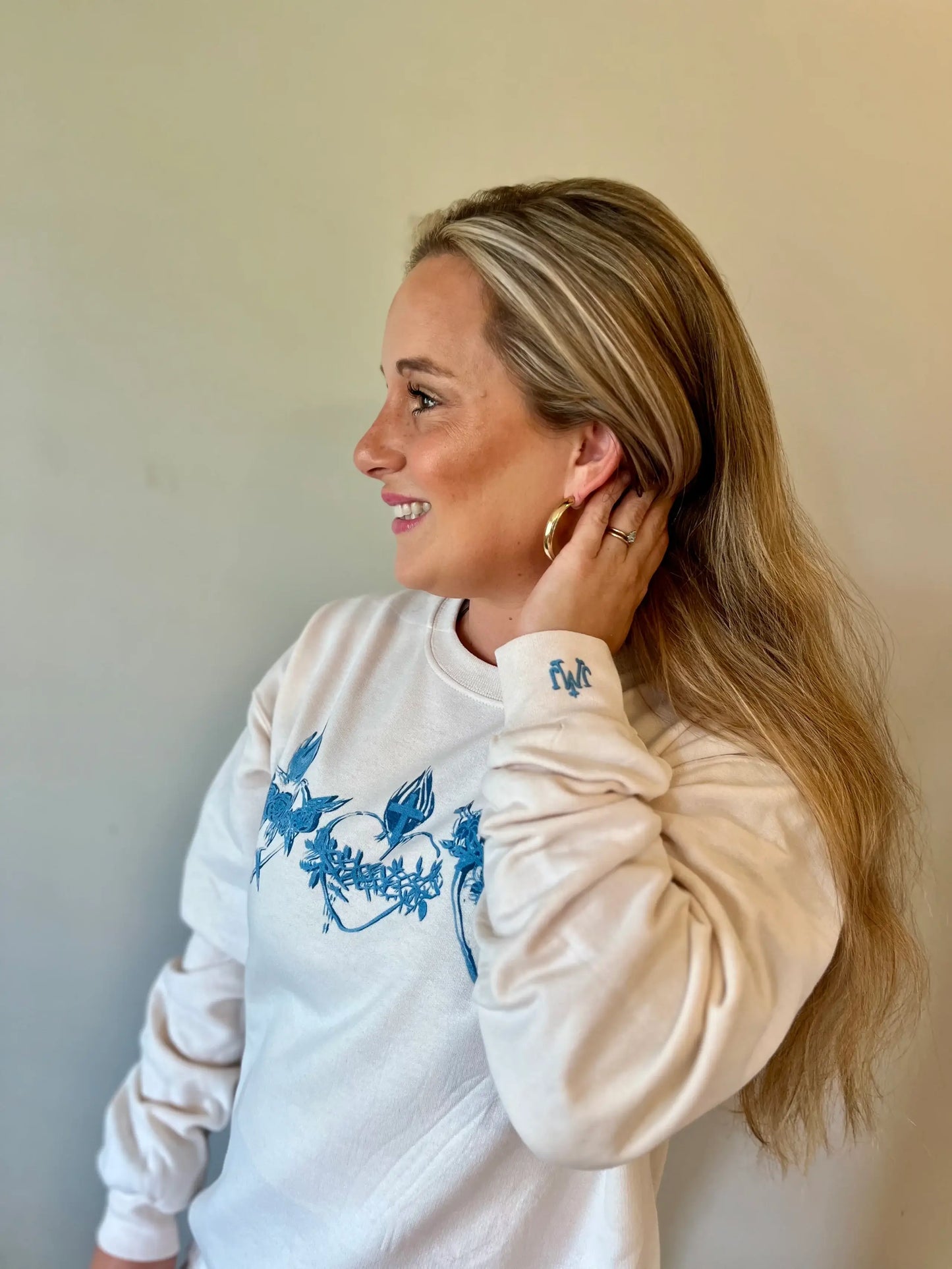 Blue & Ivory JMJ Sweatshirt