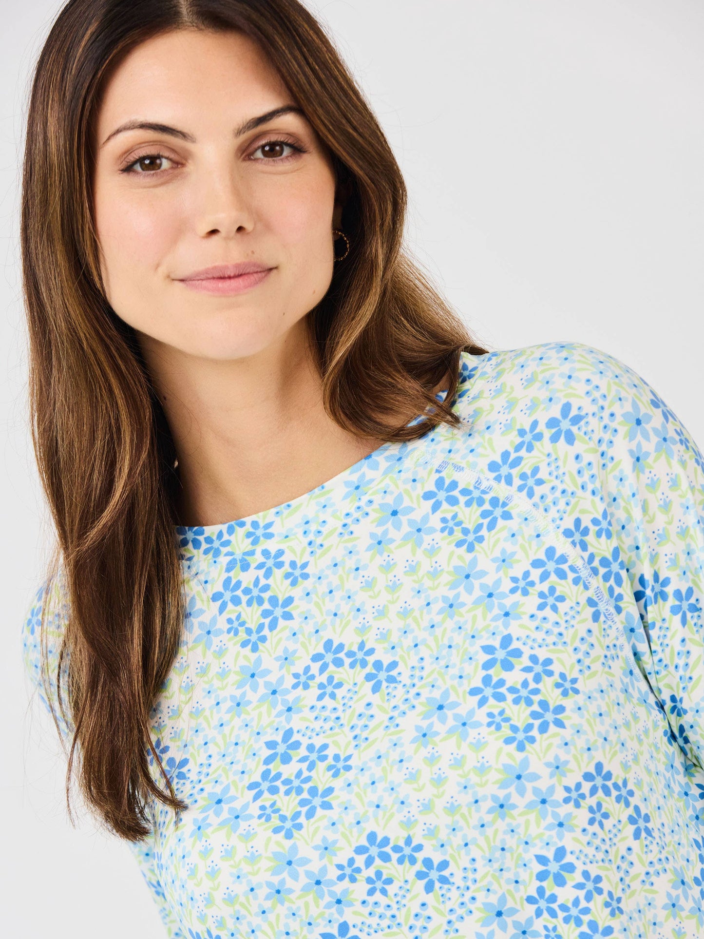 Blue Meadow Pajama Set