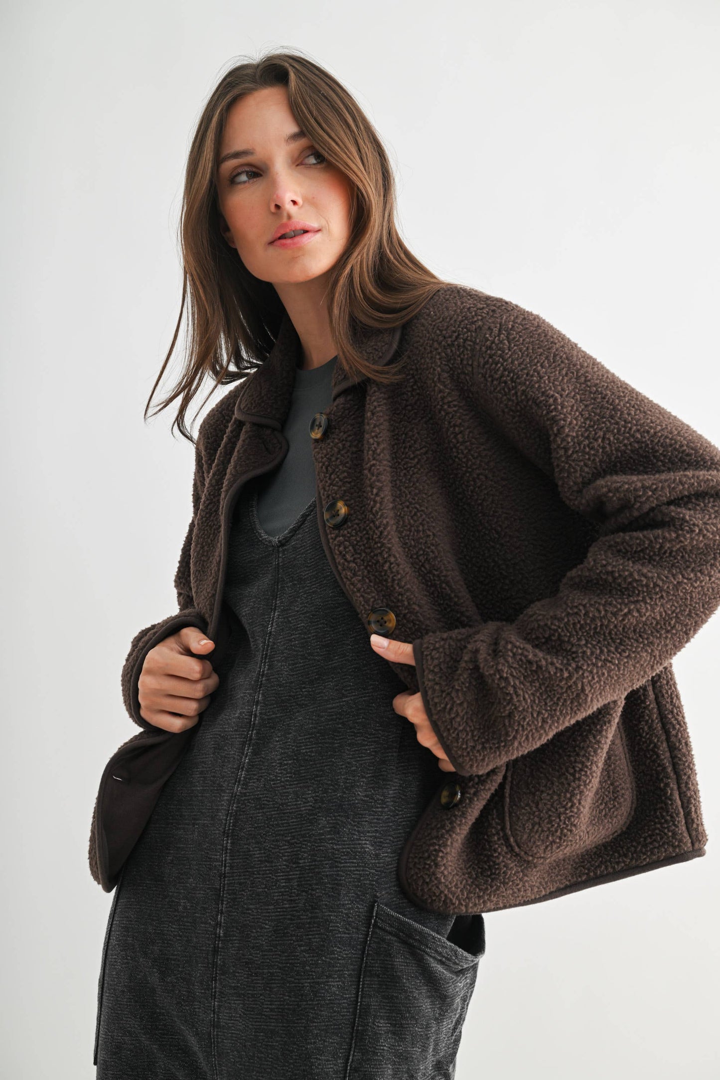 Frostline Button Sherpa Jacket