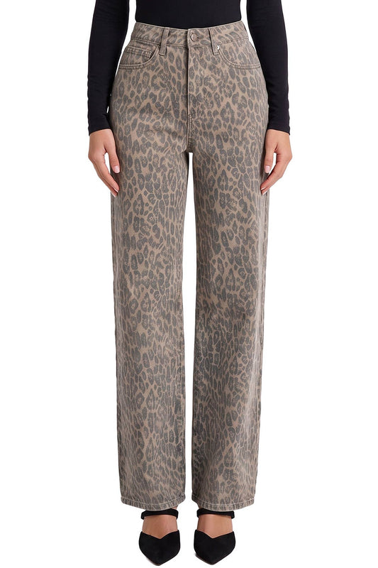 Hailey High Rise Printed Jeans