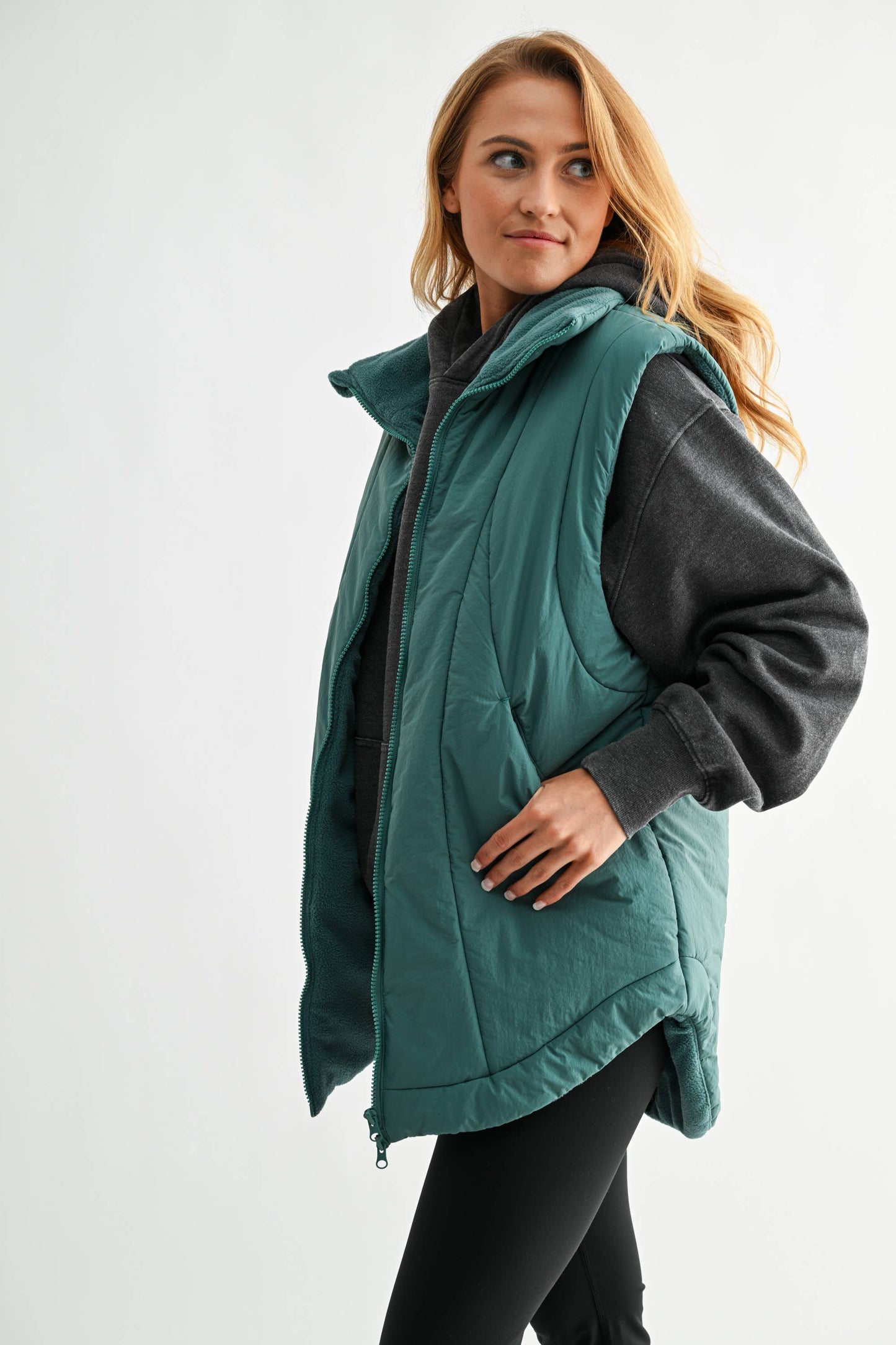Summit Curve Longline Puffer Vest