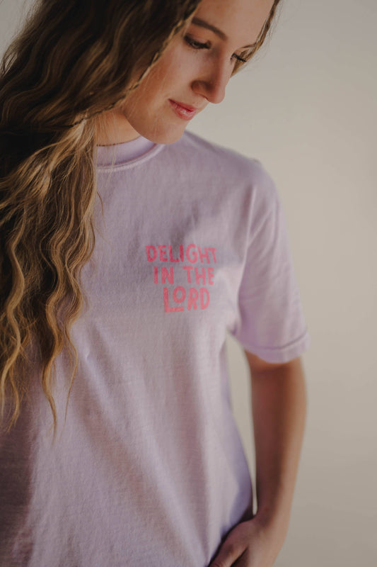 Delight In The Lord Tee | Women's Christian Tee