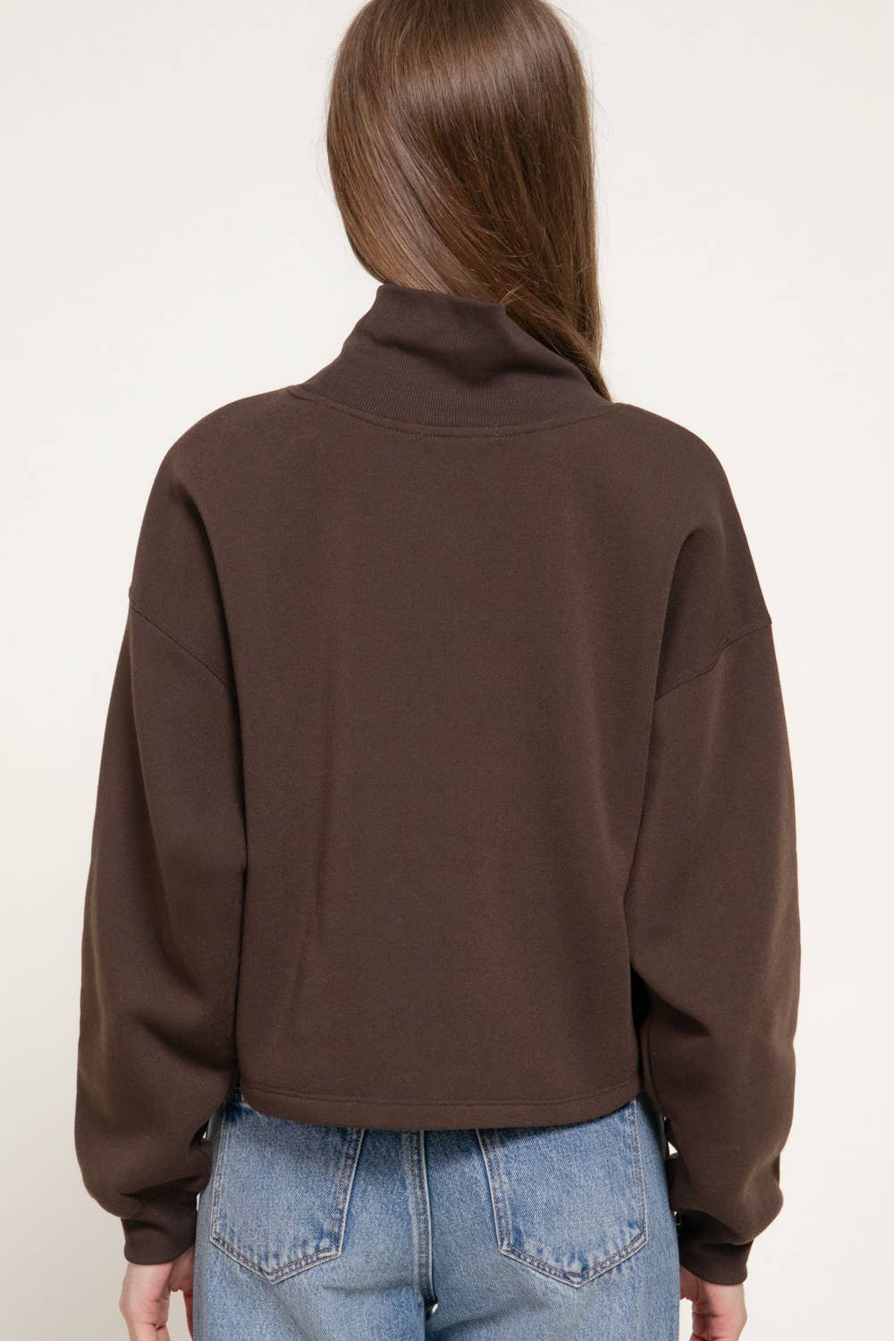The everyday edit Mockneck sweatshirt