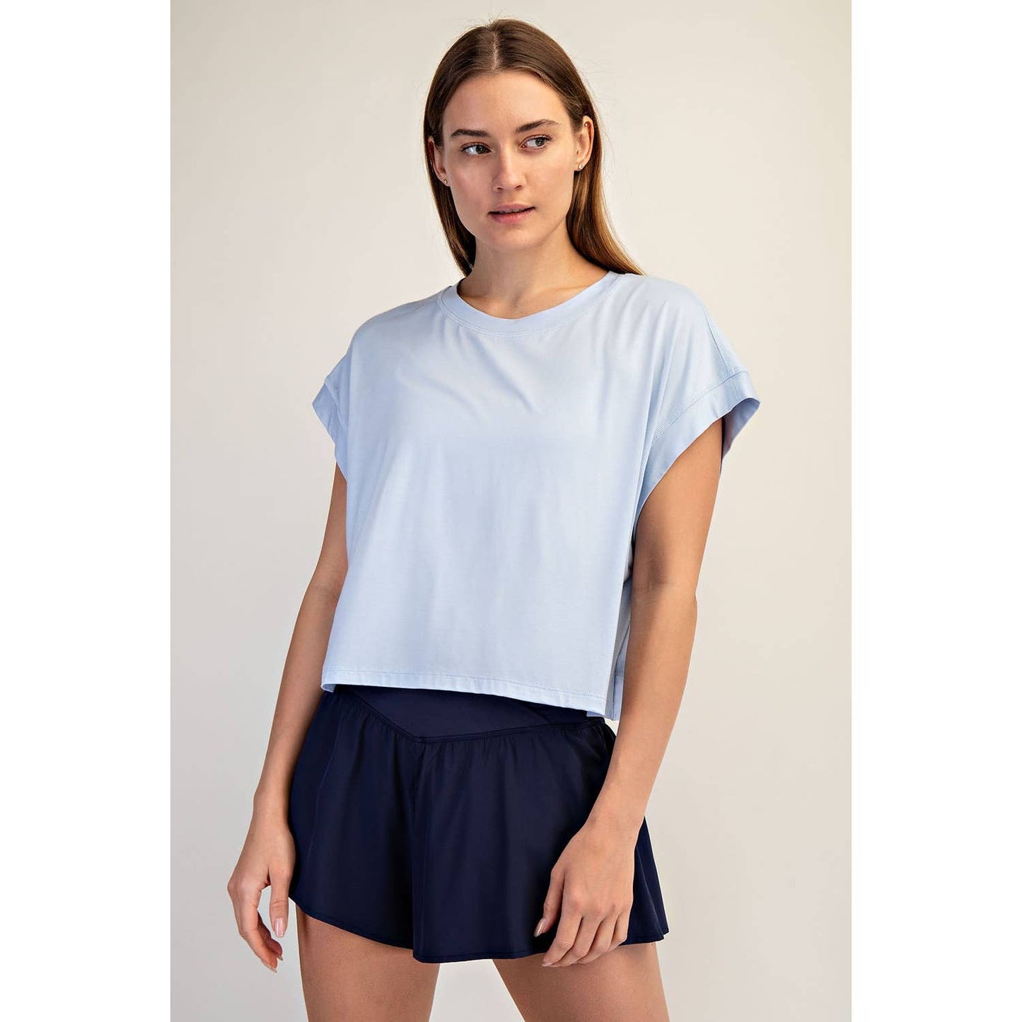 VISCOSE MODAL OPEN BACK TOP