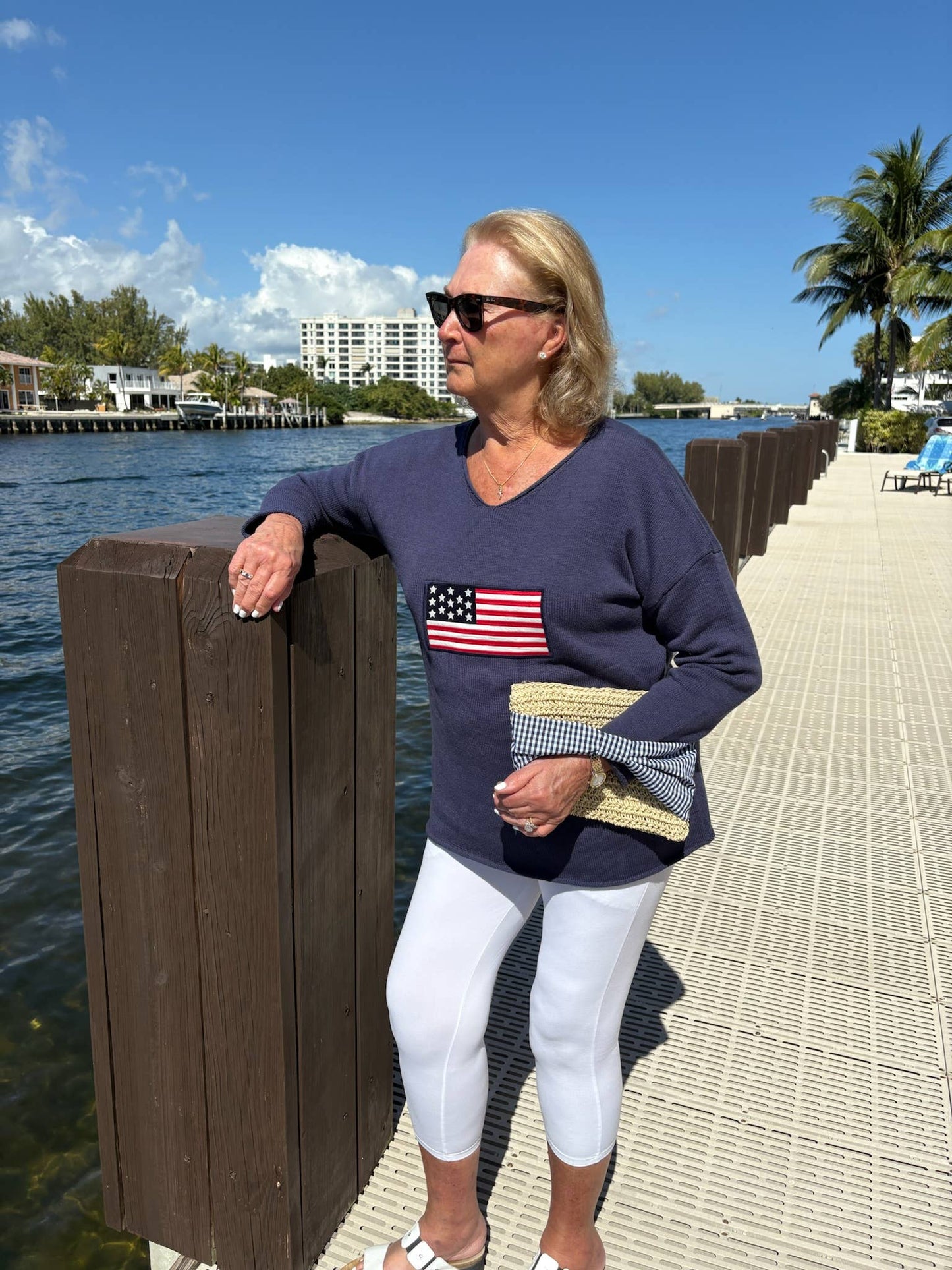 Liberty Flag Sweater