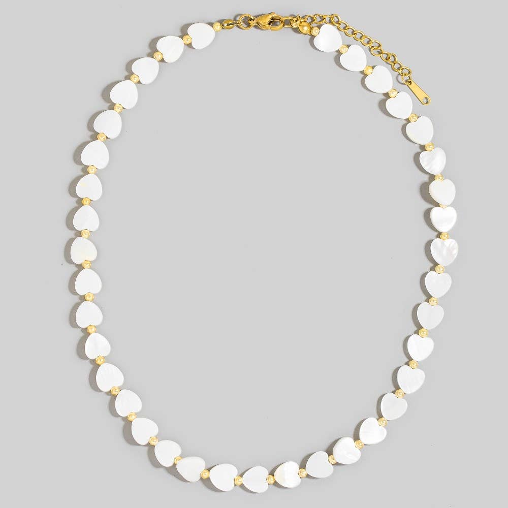 Multi Heart Beaded Necklace
