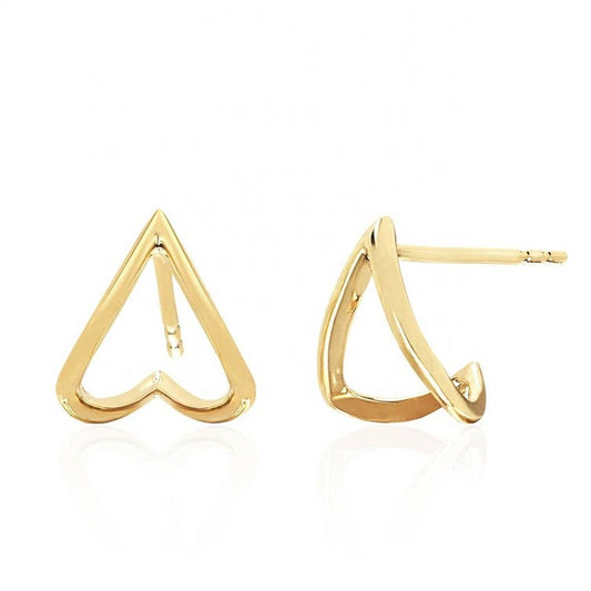 TRIANGLE EAR JACKET EARRING