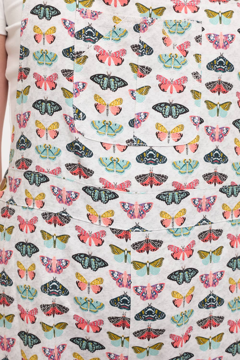 COLORFUL BUTTERFLY PRINT OVERALLS