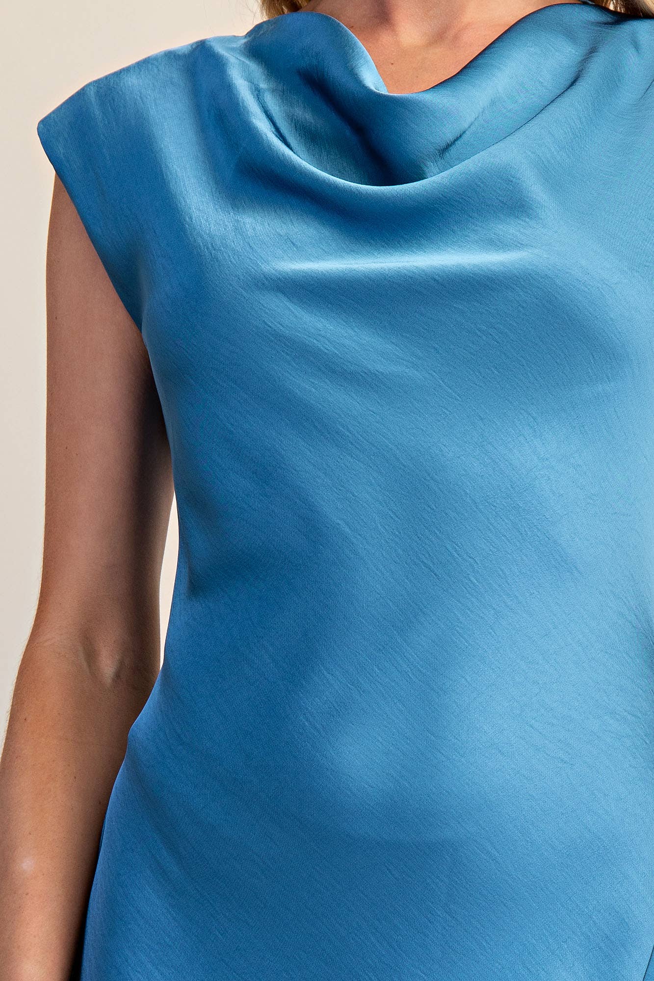 The Santorini Satin Midi
