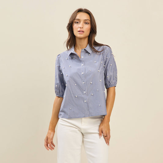 The Uptown Pearl Top